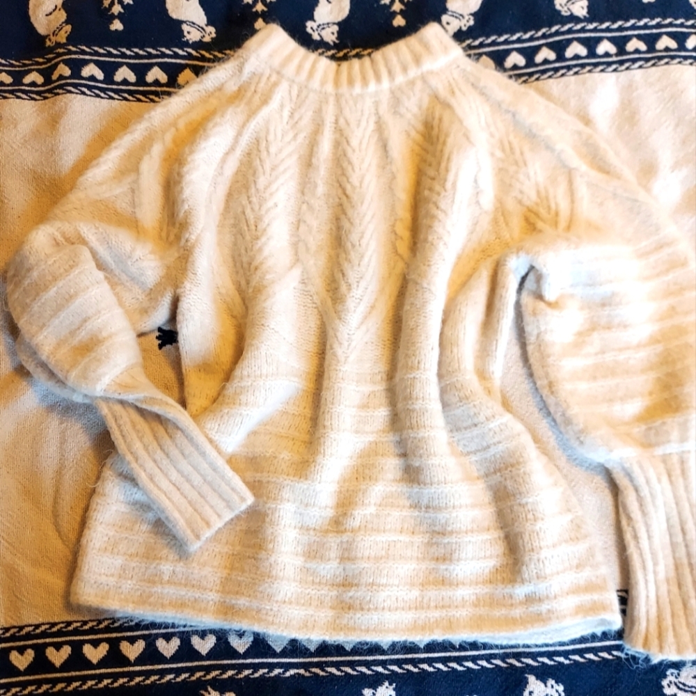 Cozy White Sweater